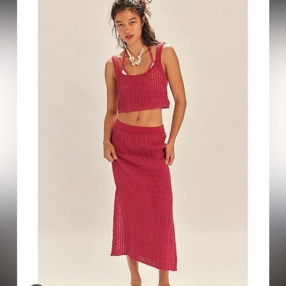 FP Beach Dresses & Skirts - New Free People Beach Havana Sweater Skirt Set